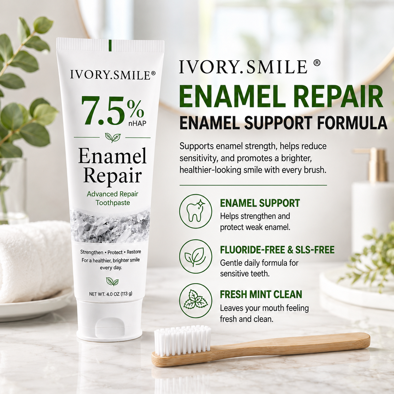 IVORY.SMILE Enamel Repair Toothpaste